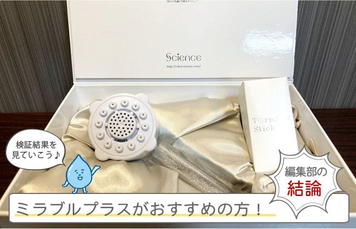 ミラブルプラスがおすすめの人